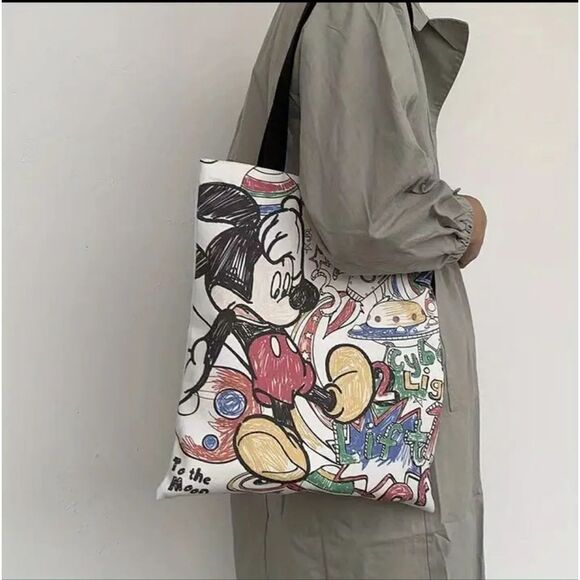 Disney’s Mickey Mouse Canvas Tote Bag - Picture 4 of 4